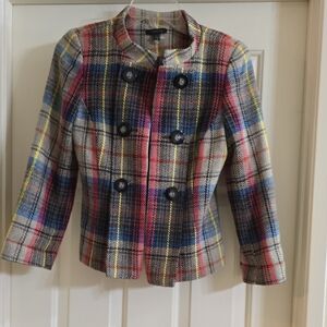 Semantiks Multicolor Plaid Blazer